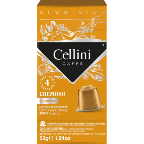 Nespresso Cellini Aluminio Cremoso 100cps