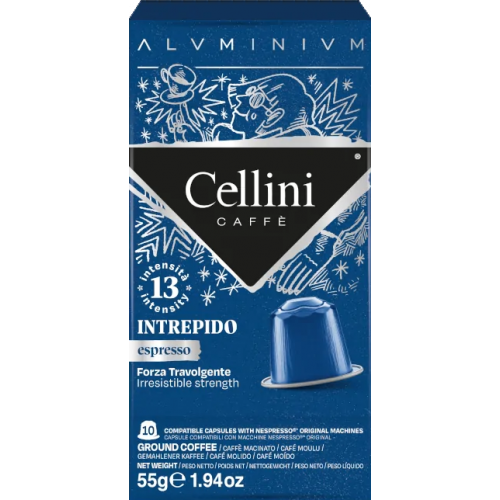 Nespresso Cellini Aluminio Interpido 10cps