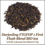 Darjeeling FTGFOP 1st čierny čaj BIO 50+10g